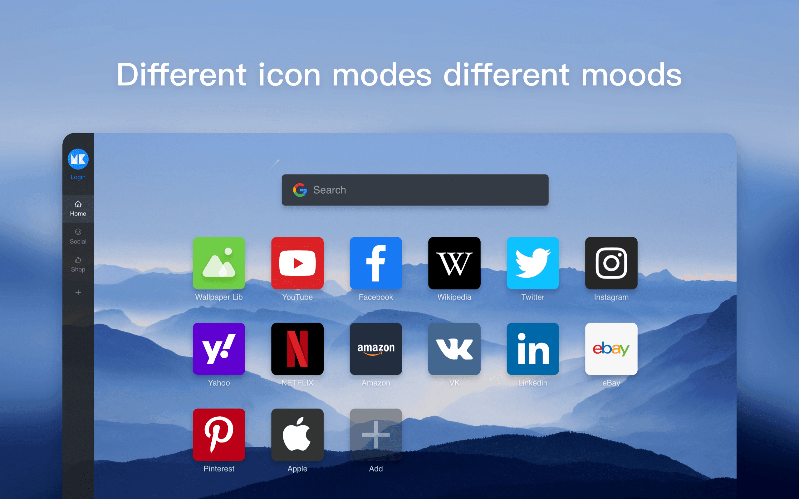 MONKNOW icon styles